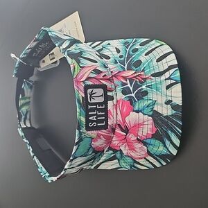 Salt Life tropical Hawaii print Visor women